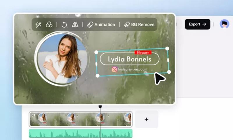 flexclip gif text maker