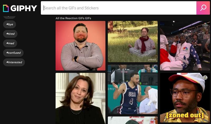 giphy reactions