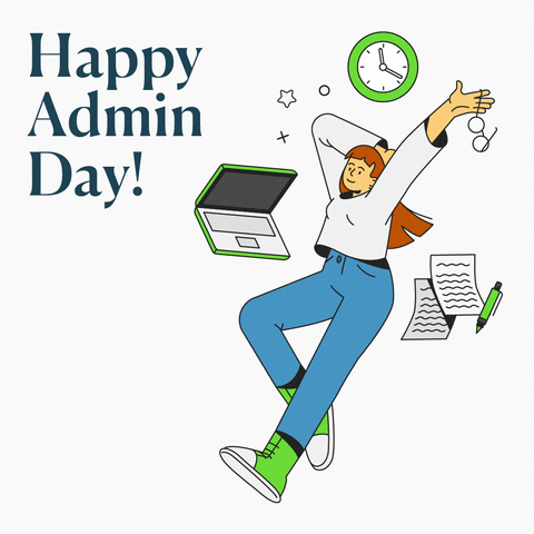happy admin professional day gif funny