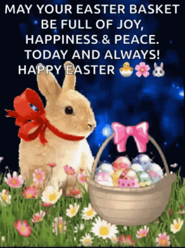 happy easter wishes GIF
