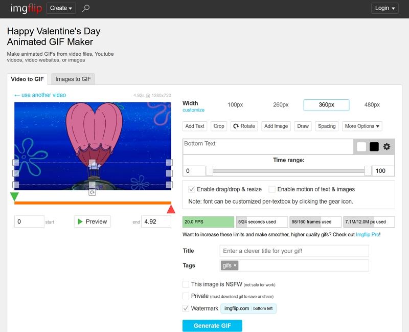 imgflip gif maker happy valentines day
