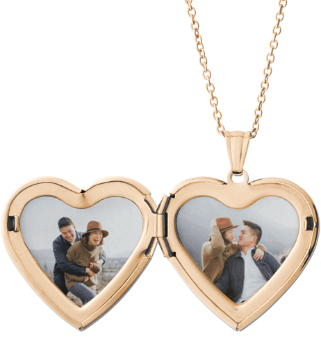 photo in heart locket gif