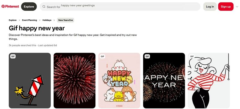 pinterest gif happy new year