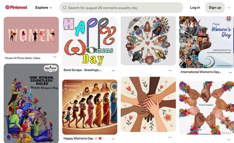 pinterest international womens day gifs
