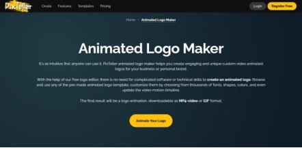 pixteller logo gif maker