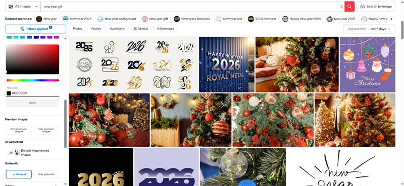 shutterstock new year gif