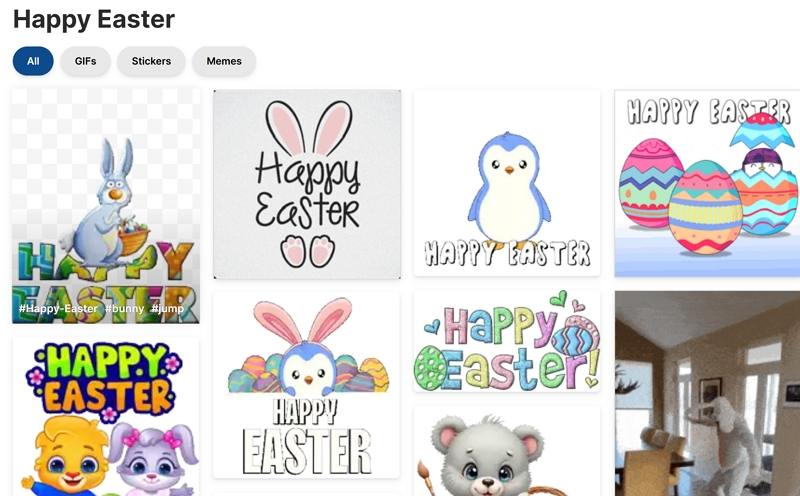 free happy easter gif download site