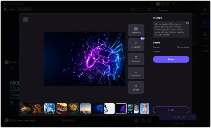 generate youtube thumbnails