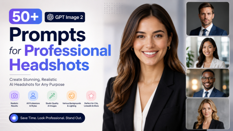 GPT Image 2 Prompts for Professional Headshots