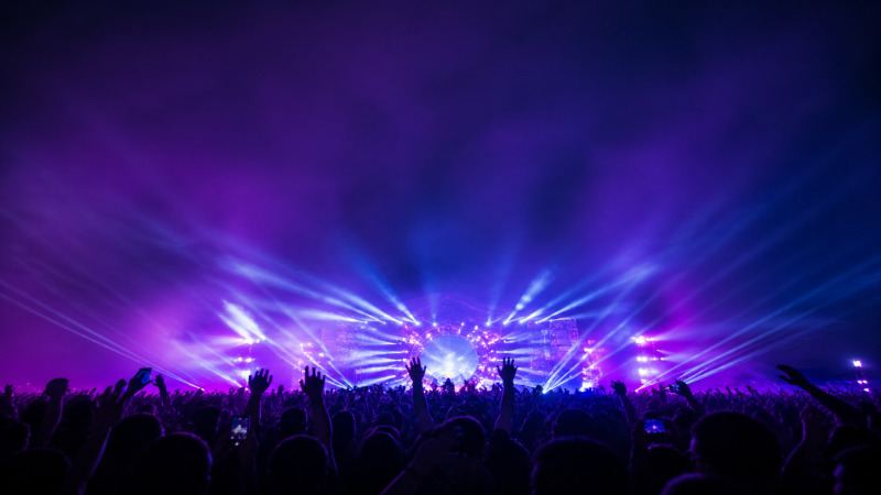 High-Energy Music Festivals Event Flyers
