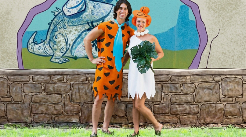 fred and wilma flintstone