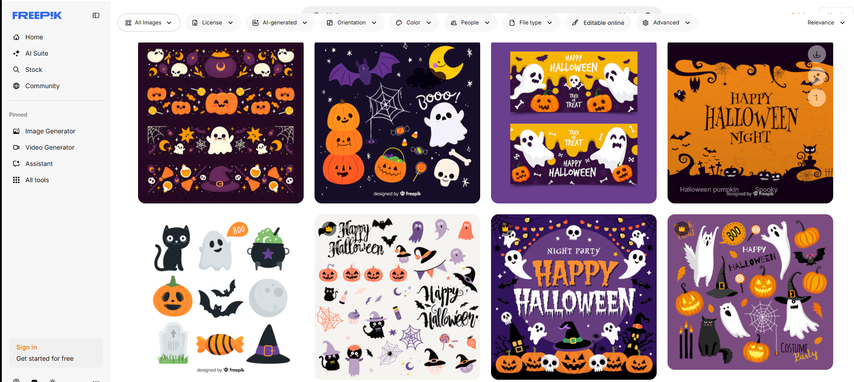 Modelos gratuitos de capas de Halloween para o Facebook
