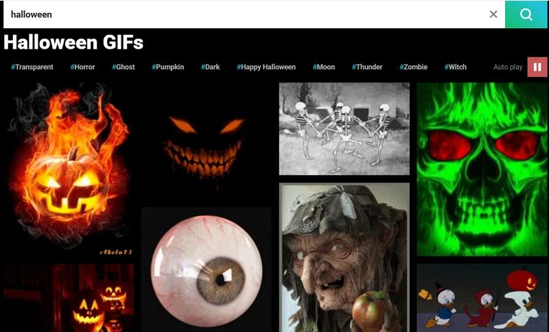 gifer scary halloween