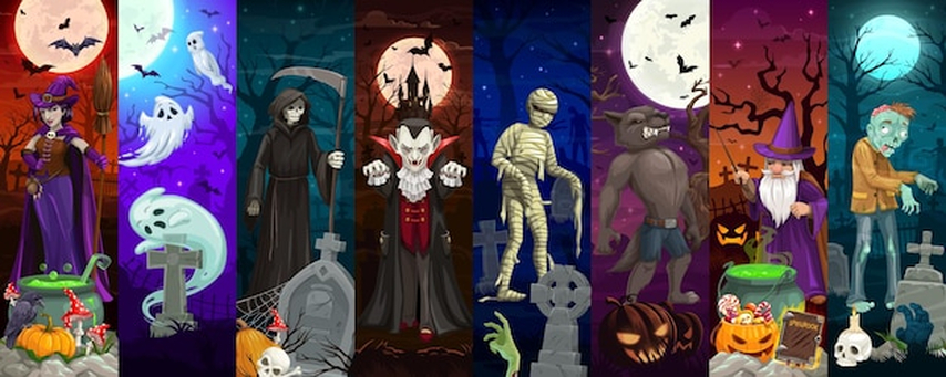 spooky character guessing game