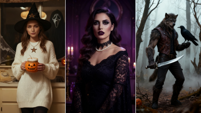 AI Halloween photo ideas