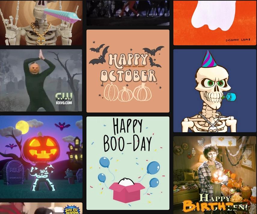 Halloween birthday gif GIPHY