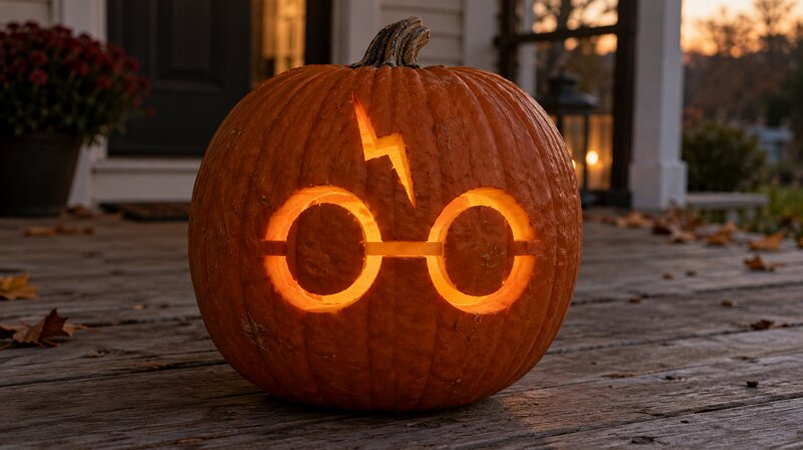 Harry Potter Lightning Bolt and Glasses