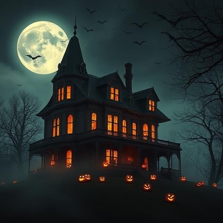 halloween-mansion-ai-image