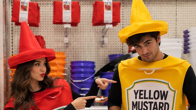 funny condiment halloween outfits