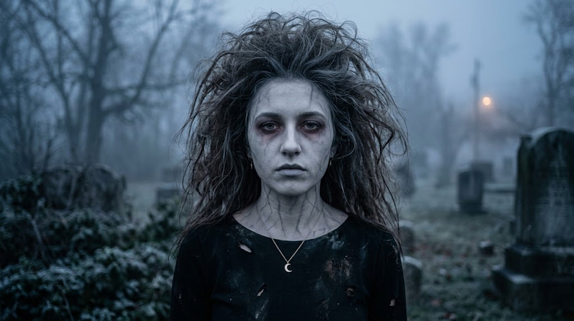messy zombie halloween hairstyles