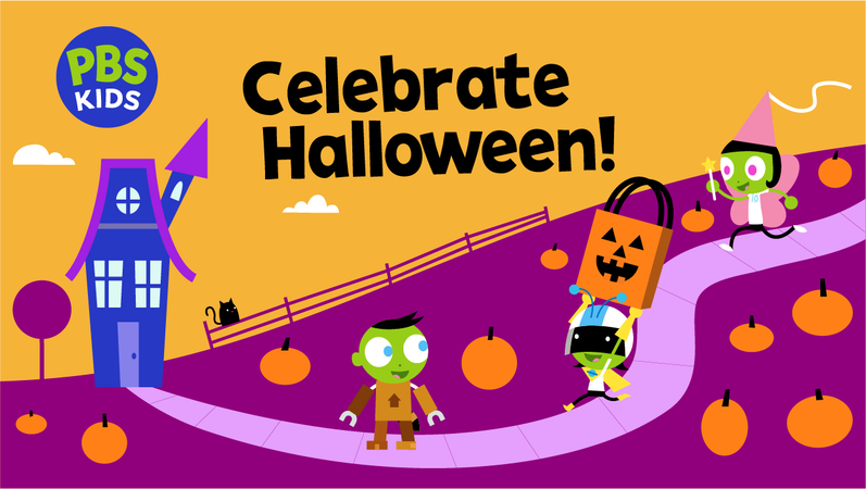 educational halloween cartoon scenes