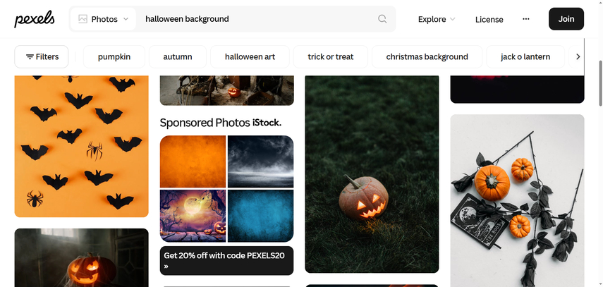 Modelos gratuitos de capas de Halloween para o Facebook