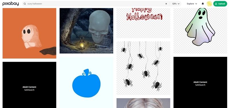 pixabay scary halloween