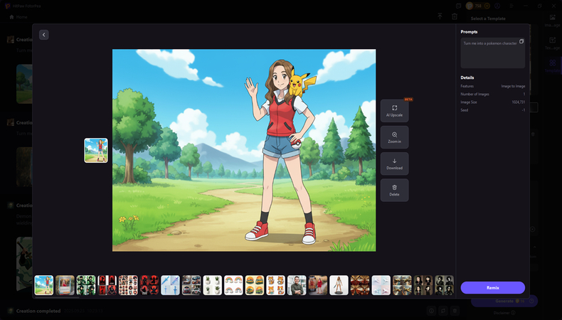 jogo de criador de treinador Pokémon