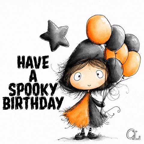 spooky birthday gif
