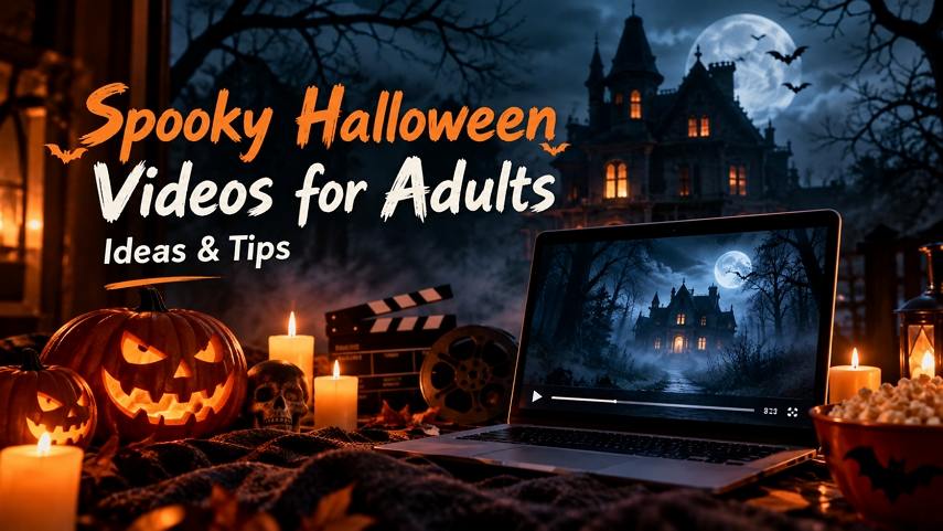spooky Halloween video for adults