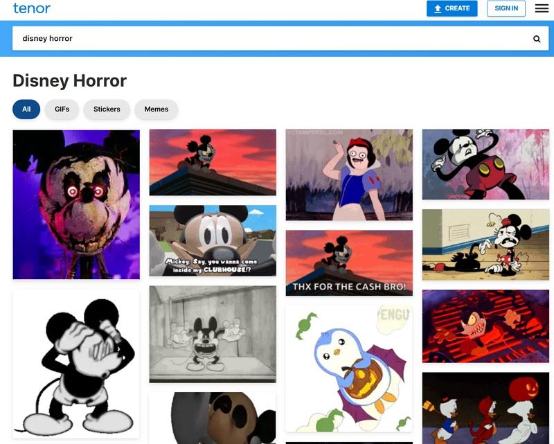 tenor disney halloween gifs