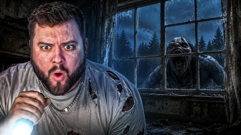 haunted house horror scene