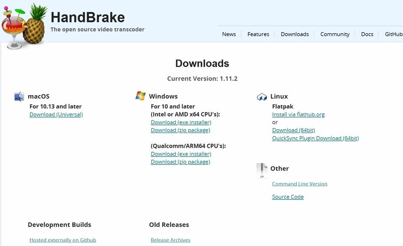 download handbrake for mac