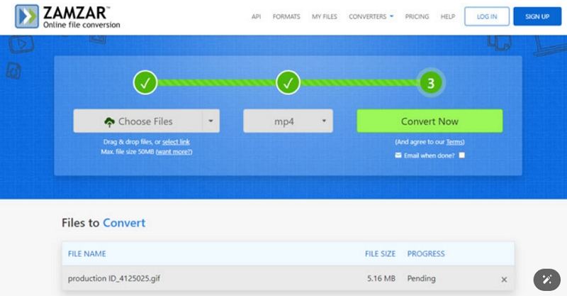 최고의 gif to mp4 변환기