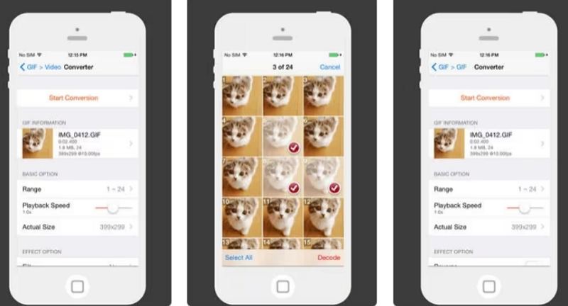애니메이션 GIF를 MP4로 변환
