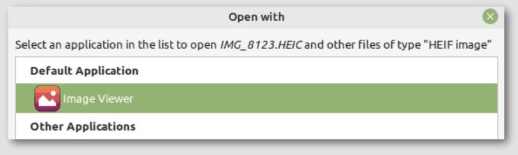 open heic on linux