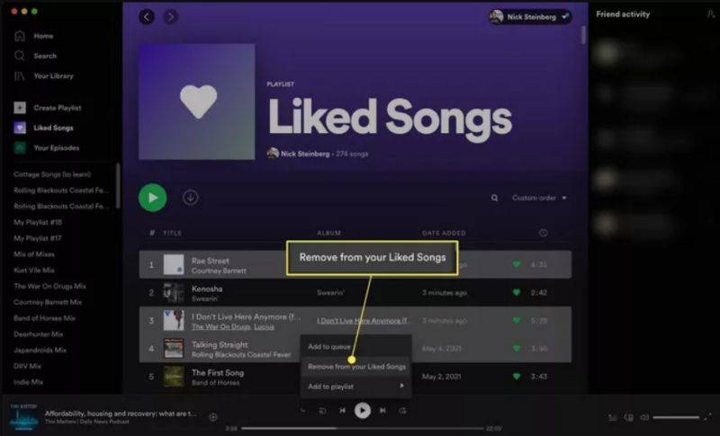 A Comprehensive Guide to Remove Liked Songs on Spotify