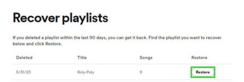 comment supprimer les chansons likées sur  spotify