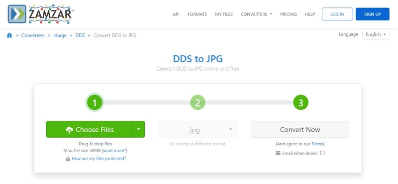 converter dds para jpg