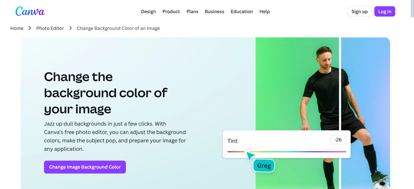 background color changer