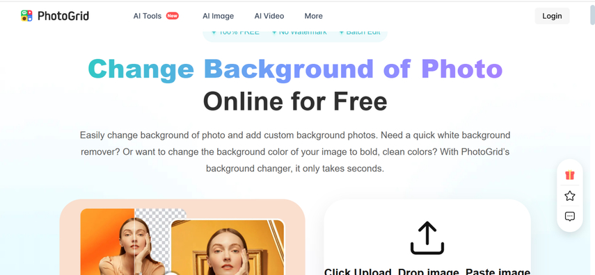 image background color changer