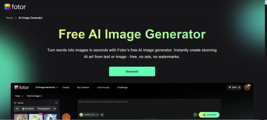 ai-generated celebrity as children images Fotor AI Generator