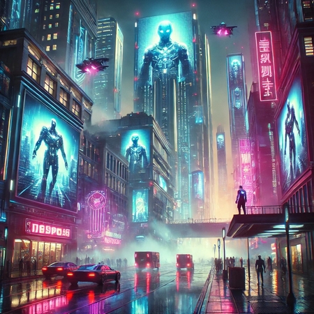 scifi cyberpunk wallpaper