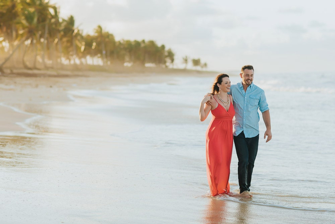 idee per abiti per servizio fotografico in spiaggia