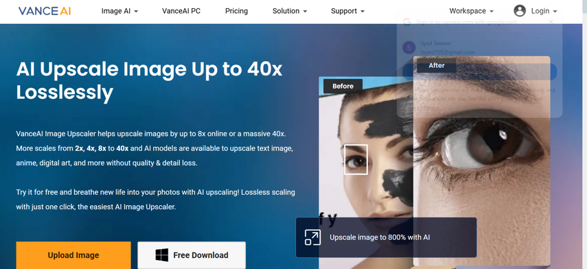 upscale.media alternative vanceai