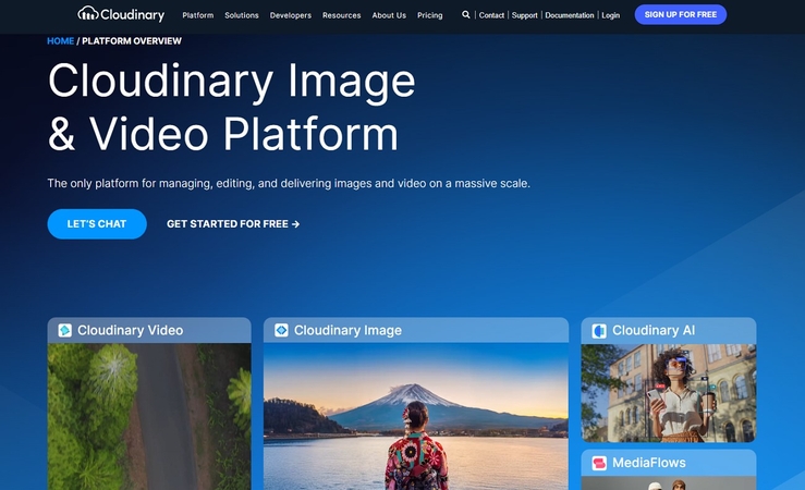 pic hosting site cloudinary