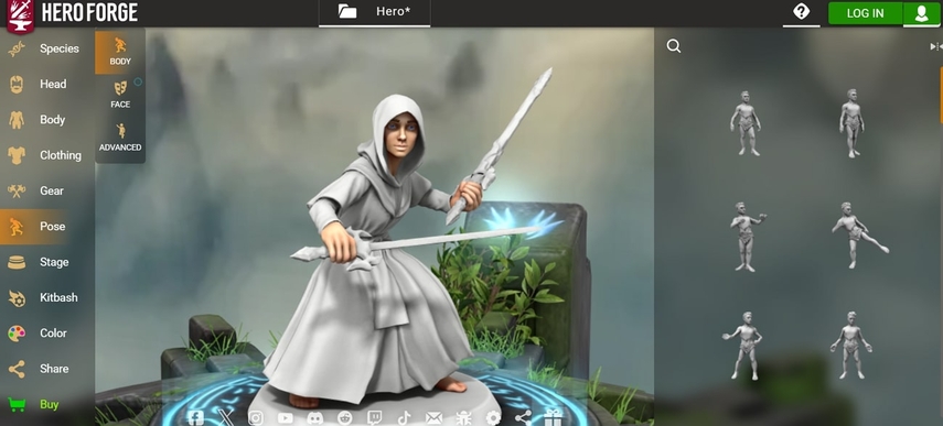 hero forge create your own toy