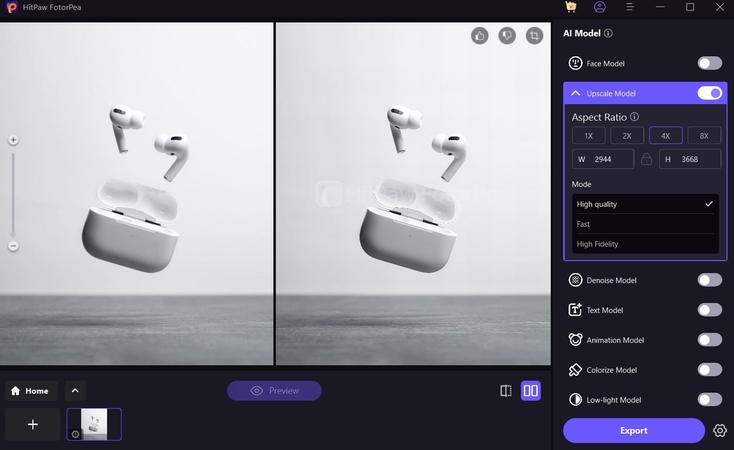 hitpaw fotorpea earbud photography