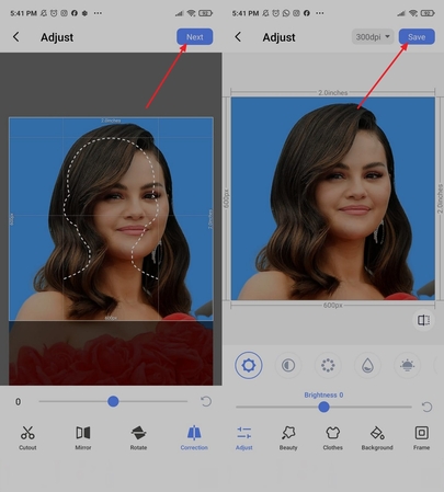 Descargar foto 2x2 en móvil