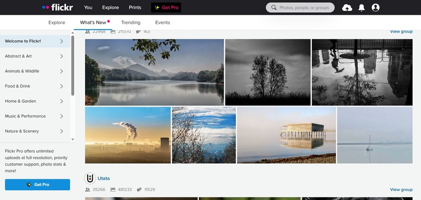 cloud storage for photographers flickr
